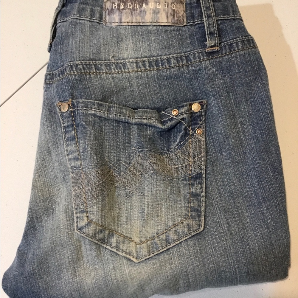 Hydraulic Women's Faded Blue Bootcut Jeans